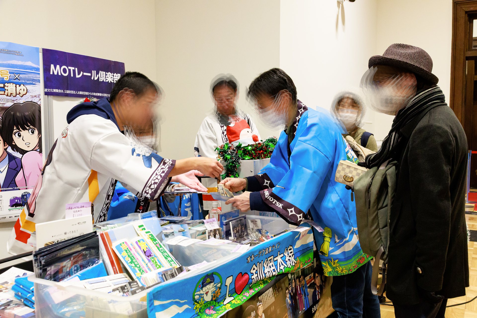 イベント会場での交流の様子